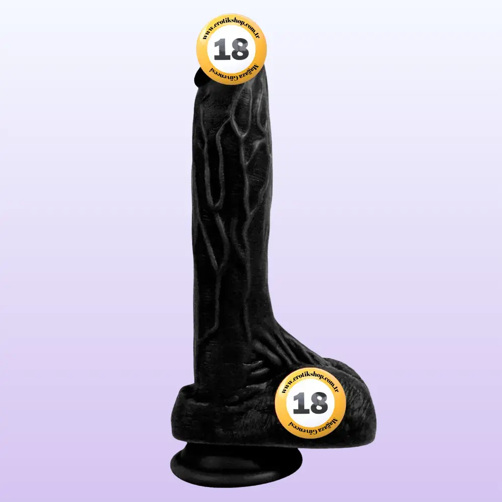 Xise Dildo Series Dragon 21 cm Realistik Penis XS-WBC10007-Black