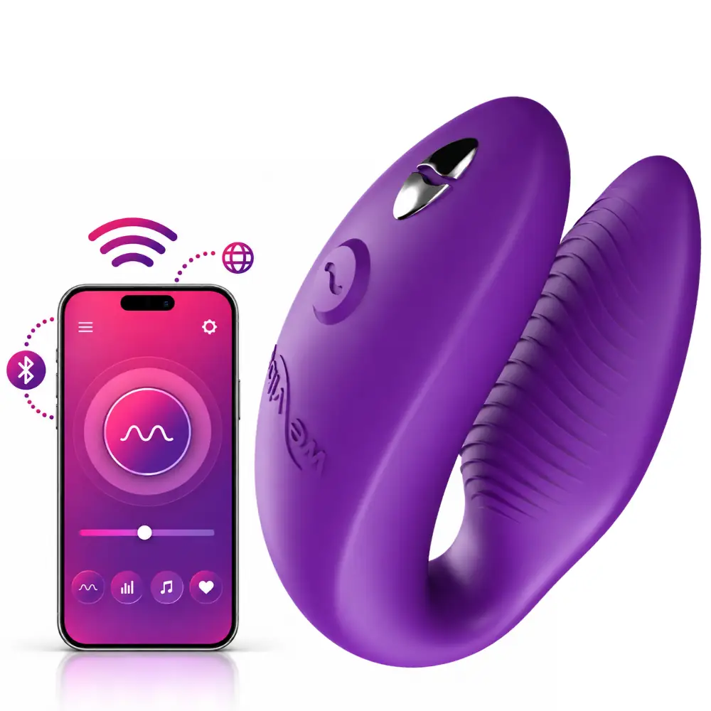 We-Vibe Sync 2 Telefon Kontrollü Uzaktan Kumandalı Couples Vibratör - Purple