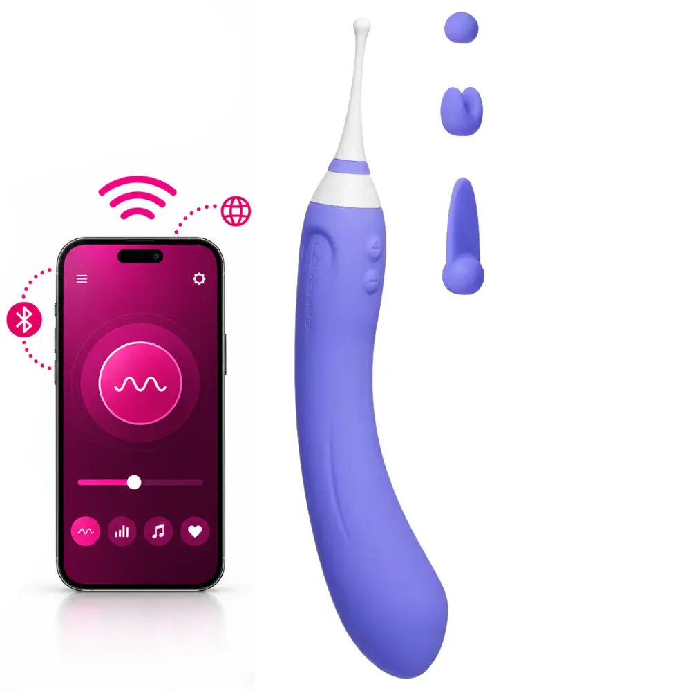 Lovense Hyphy Telefon Kontrollü Çift Motorlu G-Spot Vibratör