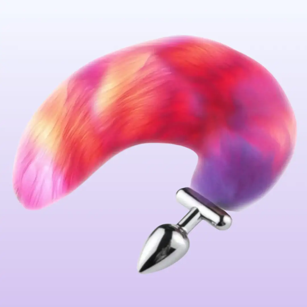 The Anal Fantasy Led Lamp Tail Plug Işıklı Kuyruklu Anal Plug