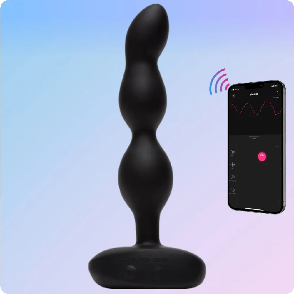 Lovense Ridge Telefon Kontrollü ve Hareketli Anal Vibratör