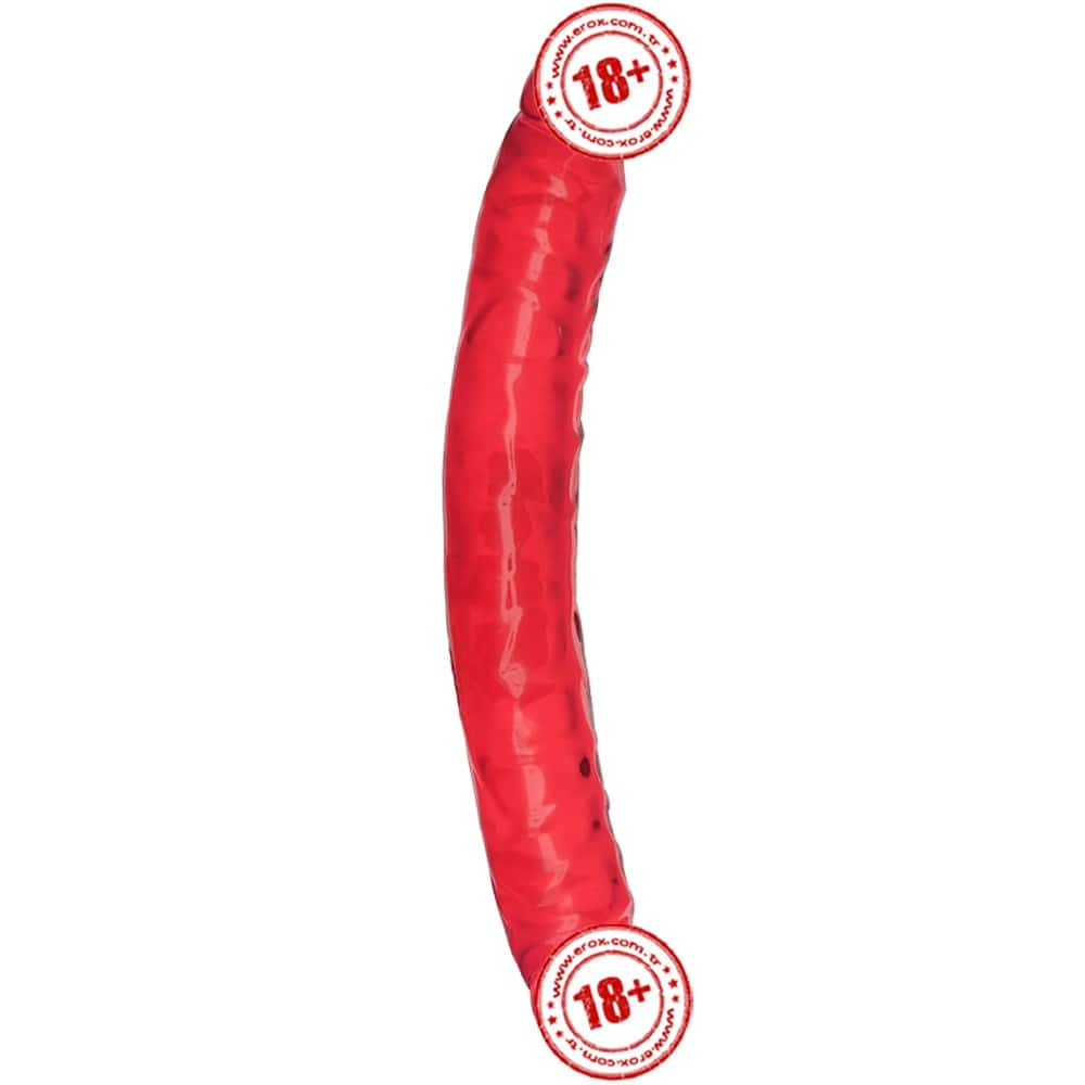 Doc Johnson Crystal Jellies 30 Cm Çift Taraflı Realistik Jel Penis