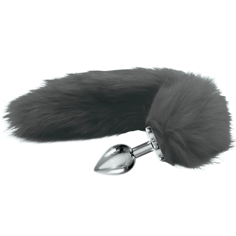 The Anal Fantasy Tail Kuyruklu Metal Anal Plug-Black