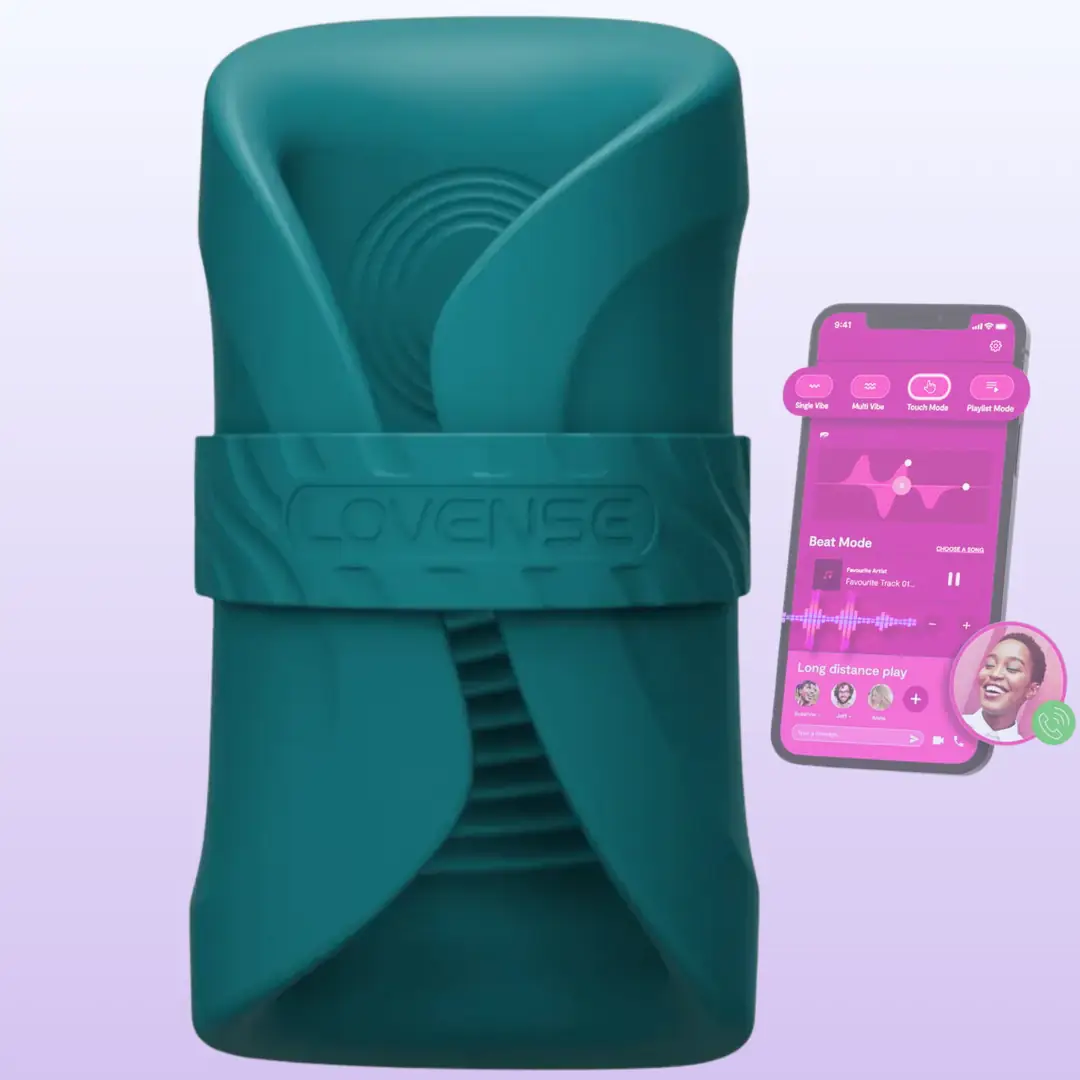 Lovense Gush 2 Uygulama Kontrollü Titreşimli ve Salınımlı Penis Masaj Aleti