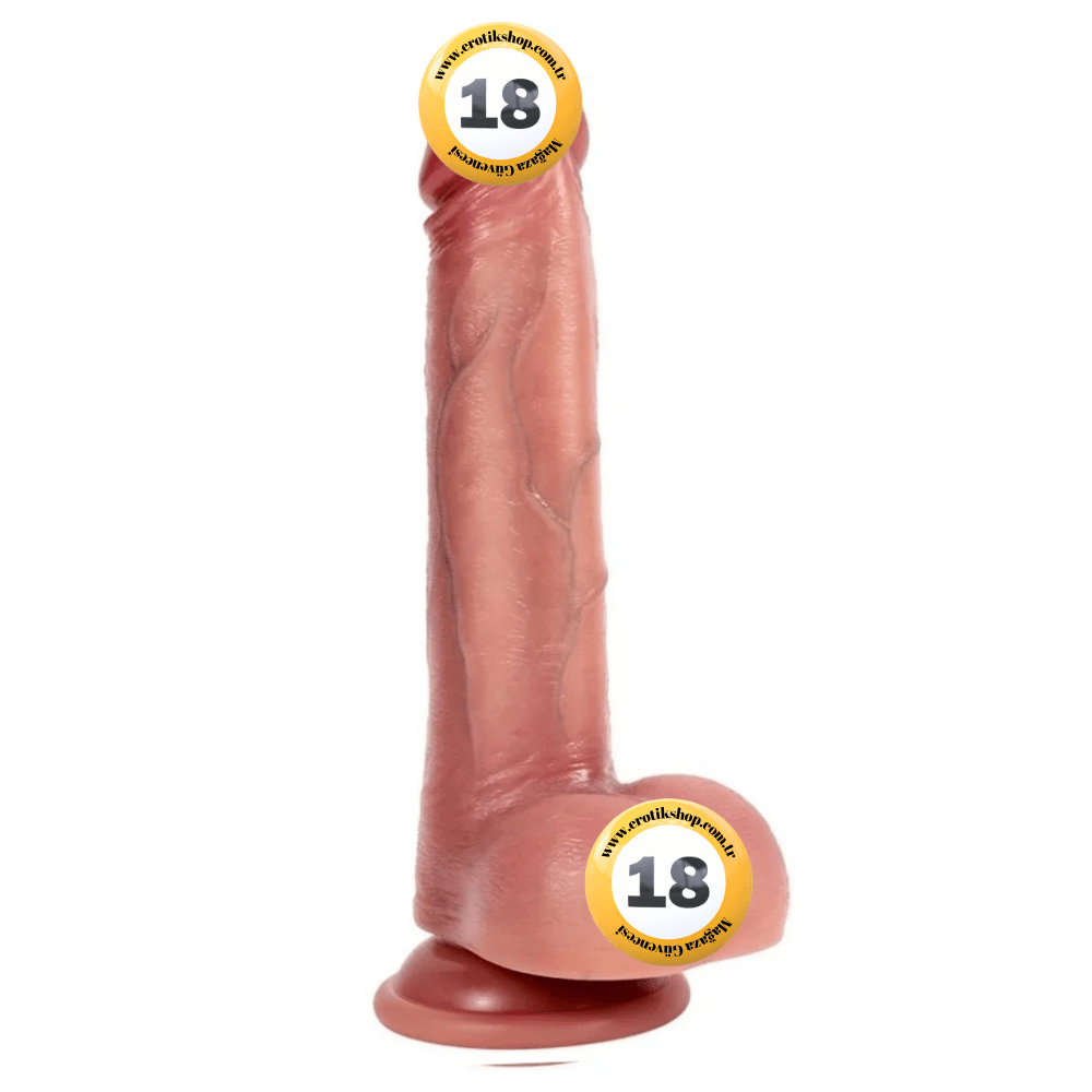 Shequ Dildo Series Bert Natural Doku 22 Cm Realistik Penis