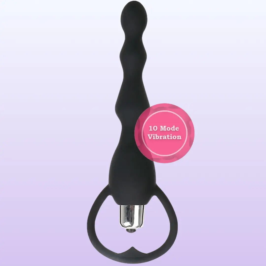 The Anal Fantasy Luiluer Exovid 10 Mod Boğumlu Anal Vibratör-Black