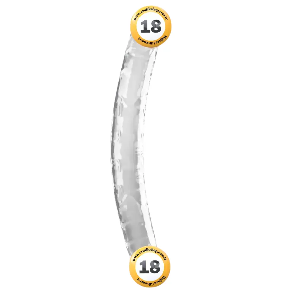 Lovetoy Flawless Clear Dildo 30 cm Çift Taraflı Realistik Penis LV310018