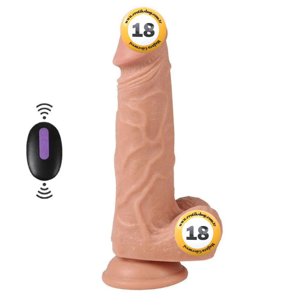 Shequ Dildo Series Hansen 20 Mod Titreşimli Realistik Penis SQ-WBE10013