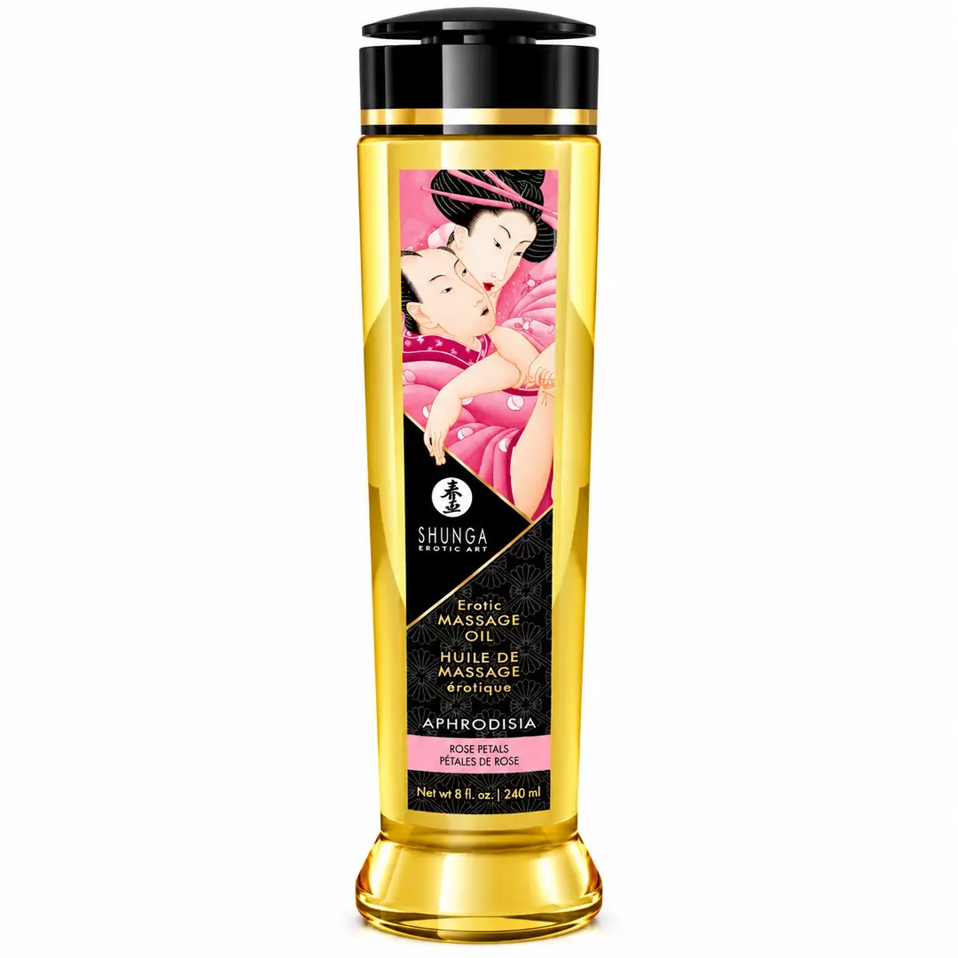 Shunga Massage Oil Sensation Rose Aromalı Isıtmalı Masaj Yağı 240 Ml.