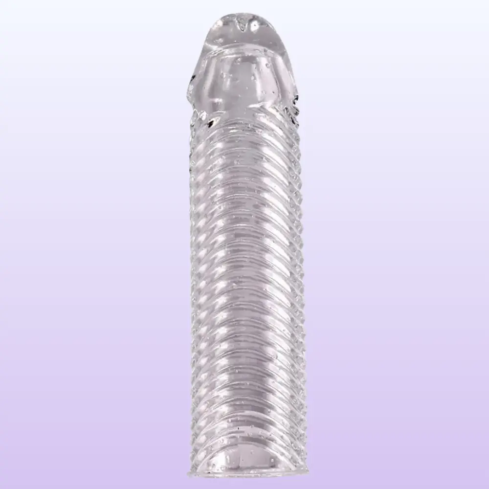 Shequ Dylan Silicone Penis Sleeve Silikon Şeffaf Penis Kılıfı SQ-ML10010