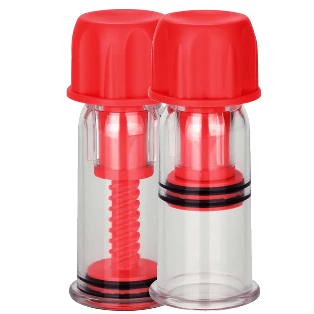 Calexotics Colt Nipple Pro-Suckers Göğüs Ucu Vakumu-Kırmızı