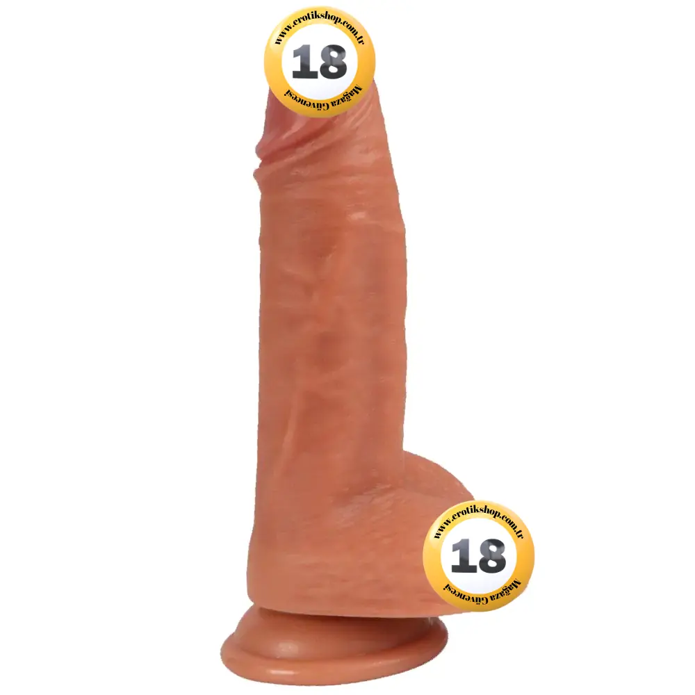 Shequ Dildo Series Castiel's Natural Doku 19 Cm Realistik Penis SQ-WBD10008