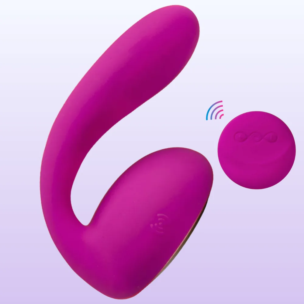 Lelo Ida Remote Control Couple Rotating Massager Cerise Uzaktan Kumandalı Vibratör