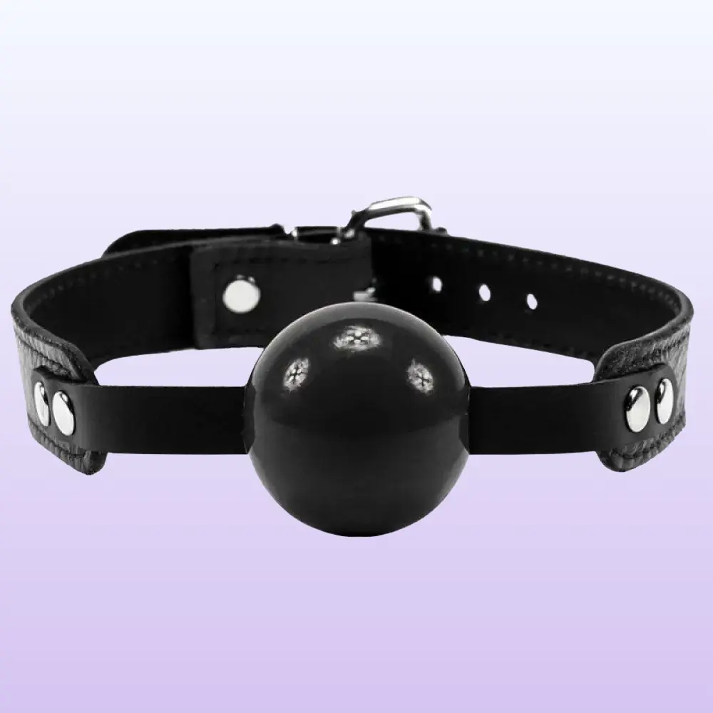 The Fetish Fantasy Series Master Ball Gag Ağız Topu-Siyah