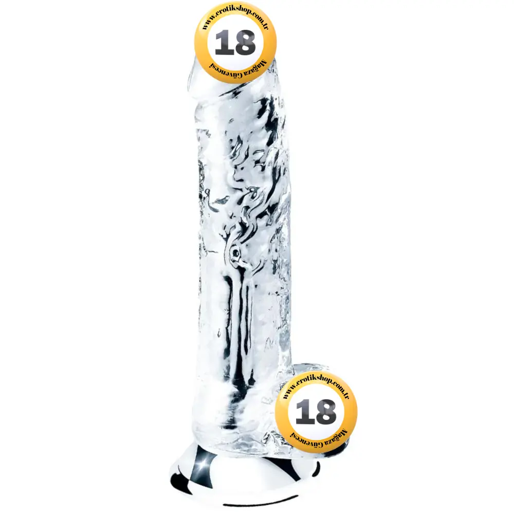 Lovetoy Flawless Clear Dildo 19 cm Realistik Jel Penis