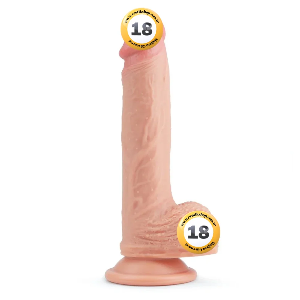 Lovetoy Dual Layered Silicone Cock 21.5 cm Realistik Penis LV4003F