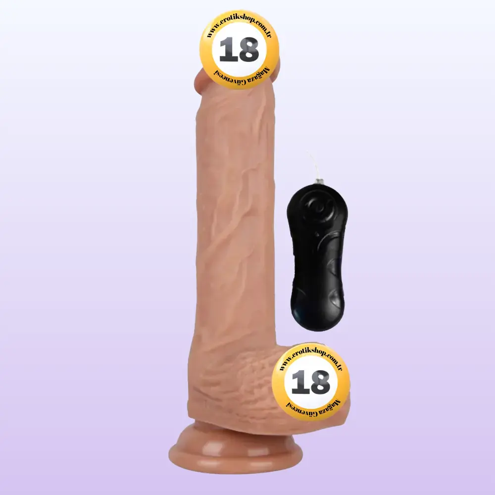 The  Dick Stimulation Of Skin Gerçekçi Titreşimli Realistik Penis