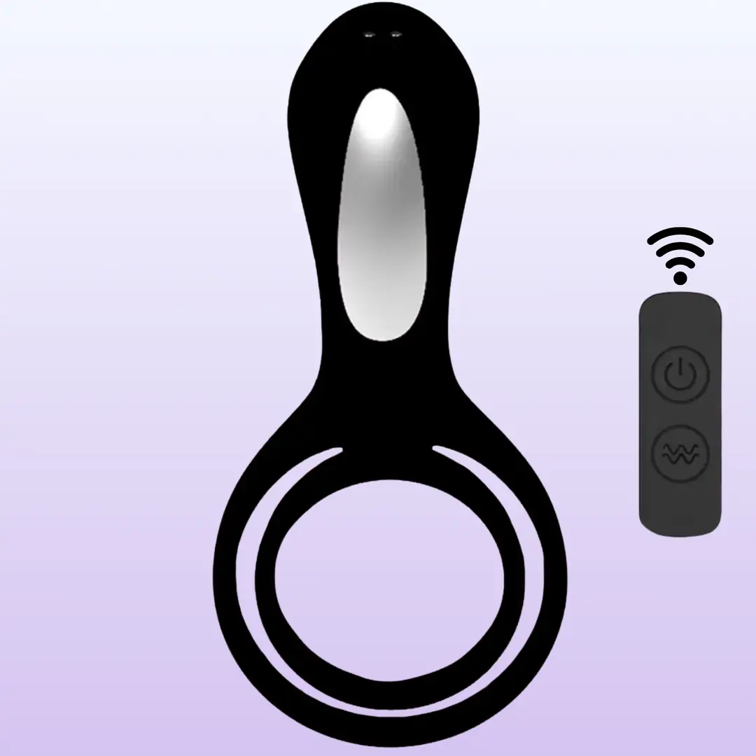 The Cock Ring Vibe Uzaktan Kumandalı Titreşimli Penis ve Klitoral Halka – Black