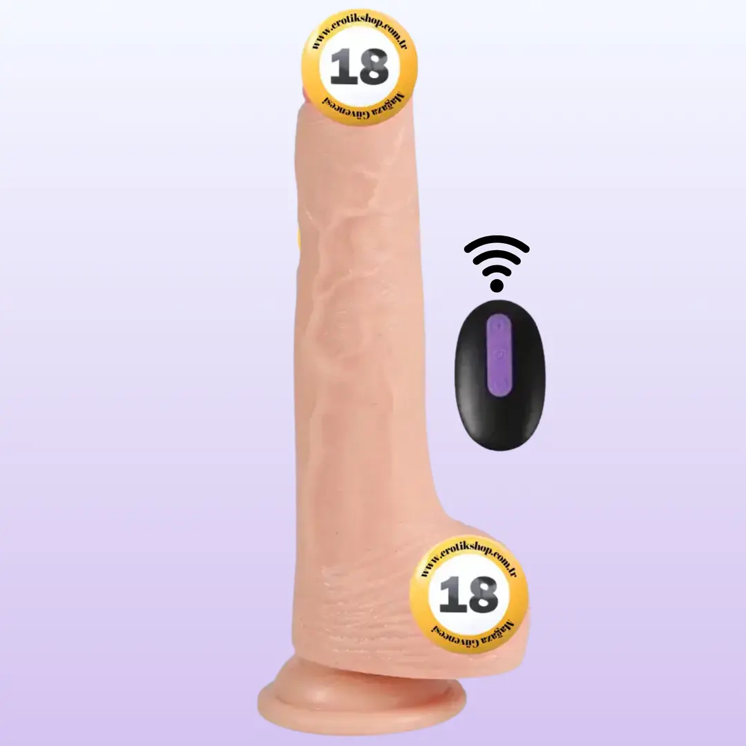 Shequ Dildo Series Harding 20 Mod Uzaktan Kumandalı Titreşimli Realistik Penis