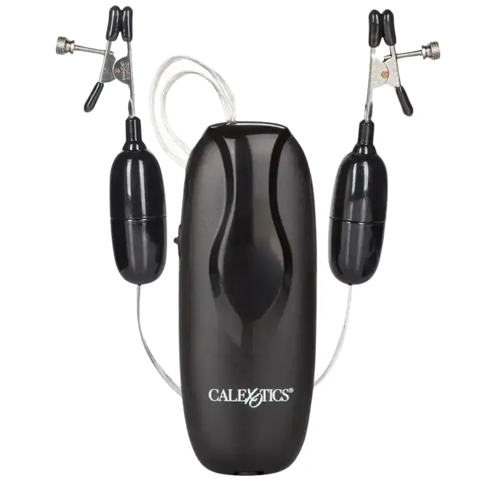 Calexotics Vibrating Nipple Clamps Titreşimli Göğüs Ucu Vibratörü