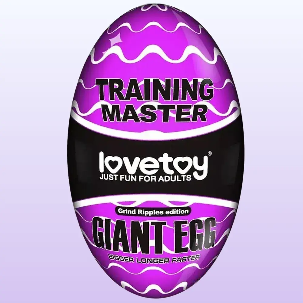 Lovetoy Giant Egg Grind Ripples Edition Masturbator