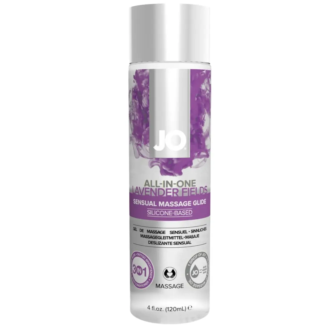System JO All-in-One Sensual Massage Lavender Aromalı Masaj Jeli 120 Ml.