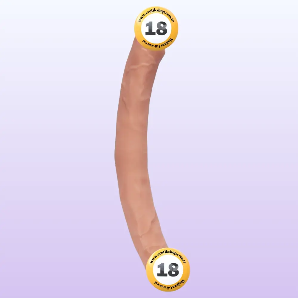 Shequ Dildo Series Blake 44 Cm U-Shape Çift Taraflı Realistik Penis