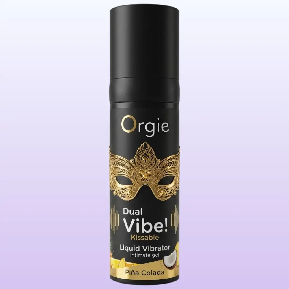 Orgie Dual Vibe Pina Colada Aromalı Öpülebilir Likid Vibratör 15 Ml.