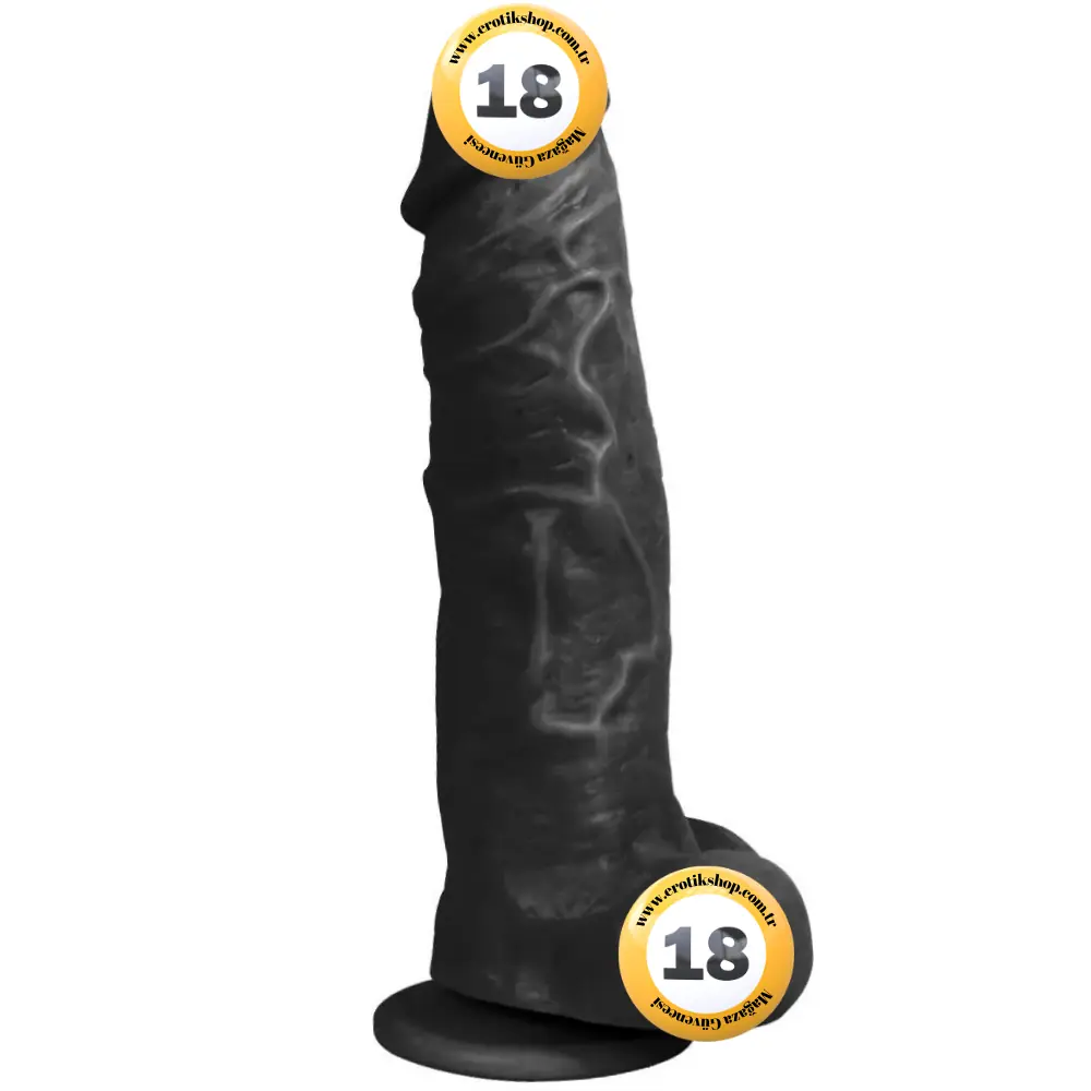 Xise Jihad King 27 cm Realistik Büyük Zenci Penis XS-WBC10001-Black