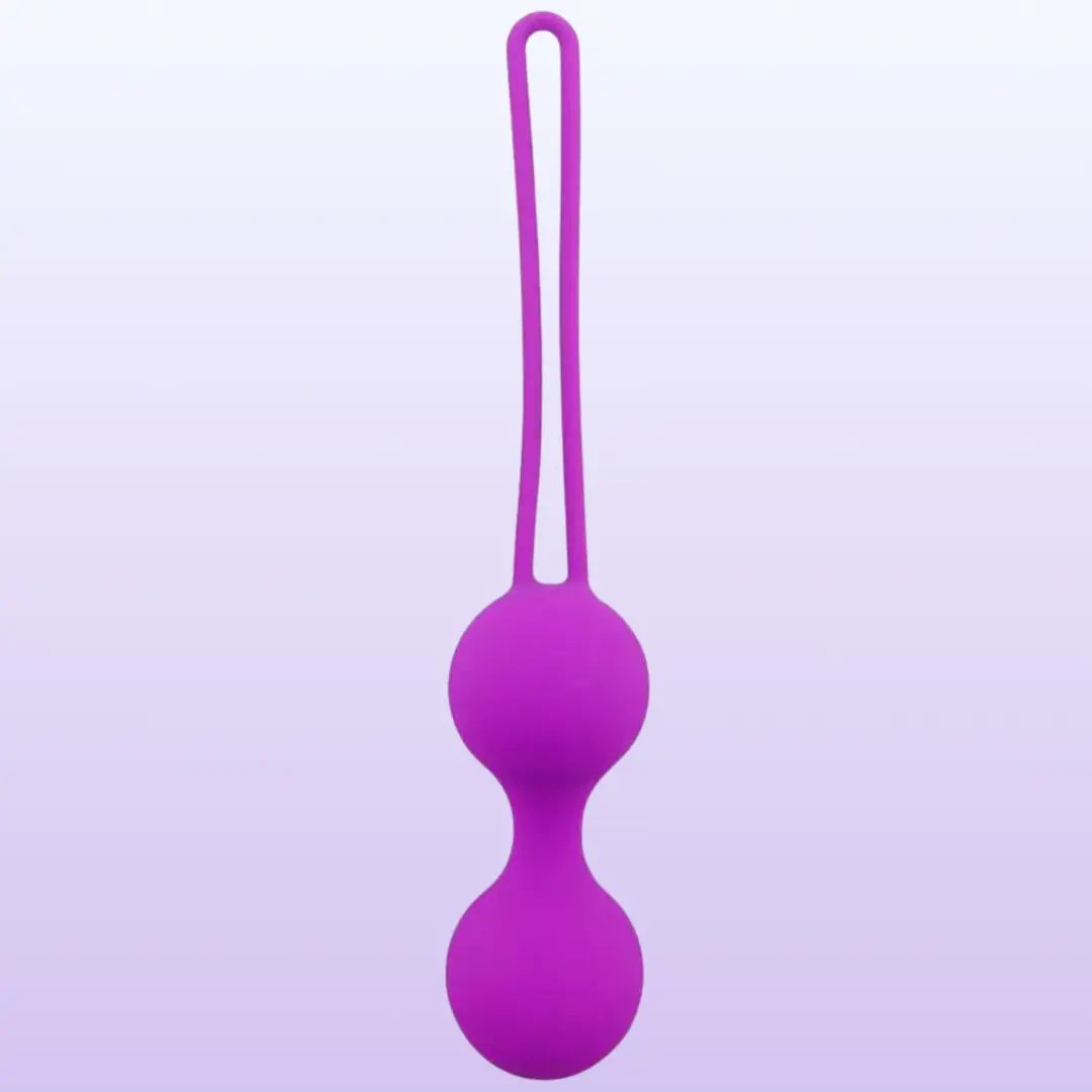 The Kegel Balls Exercisers Metal Ağırlıklı Kegel Egzersiz Topu-Purple