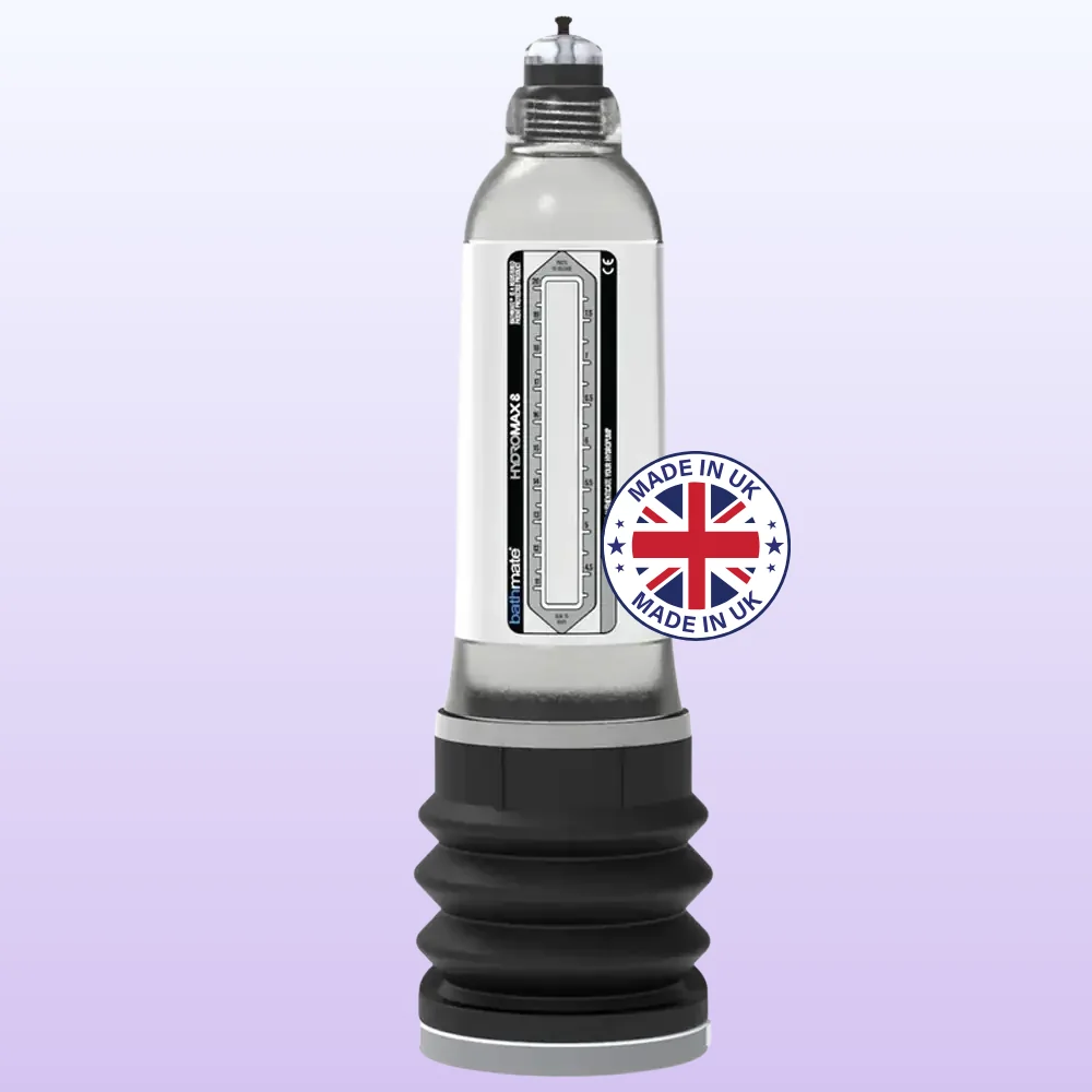 Bathmate HydroMax8 Water System Penis Pump Sulu Penis Pompası-Clear