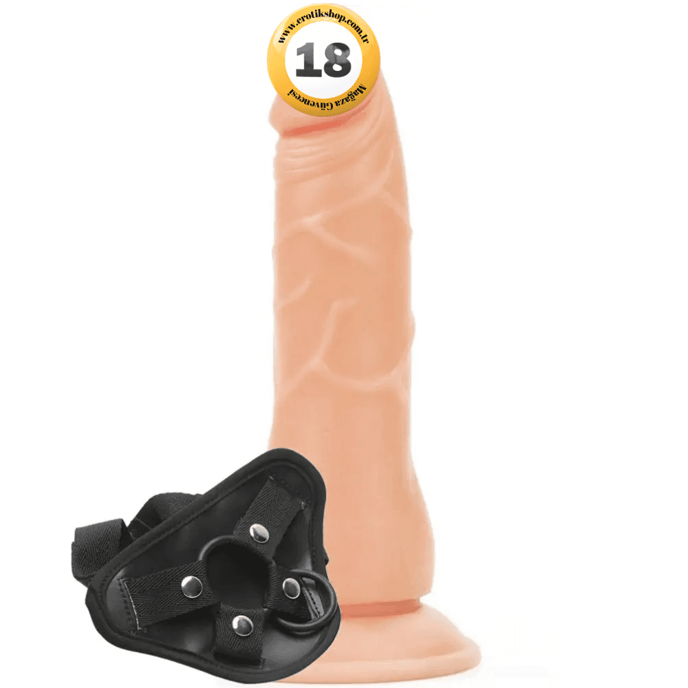 Lovetoy Easy Strapon 19 cm Belden Bağlamalı Realistik Penis LV715006