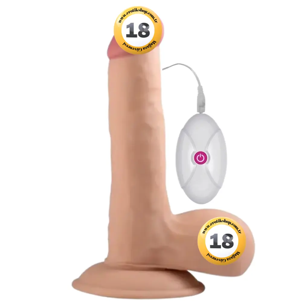 Lovetoy The Ultra Soft Dude Dildo 18 Cm Titreşimli Realistik Penis