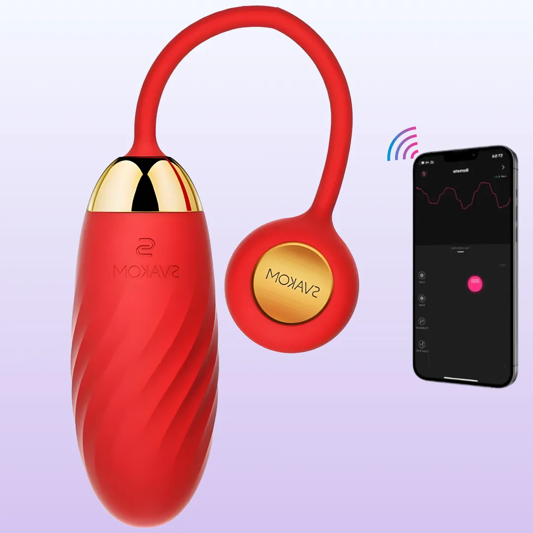 Svakom Ella Neo Red Giyilebilir Telefon Kontrollü Mini Vibratör