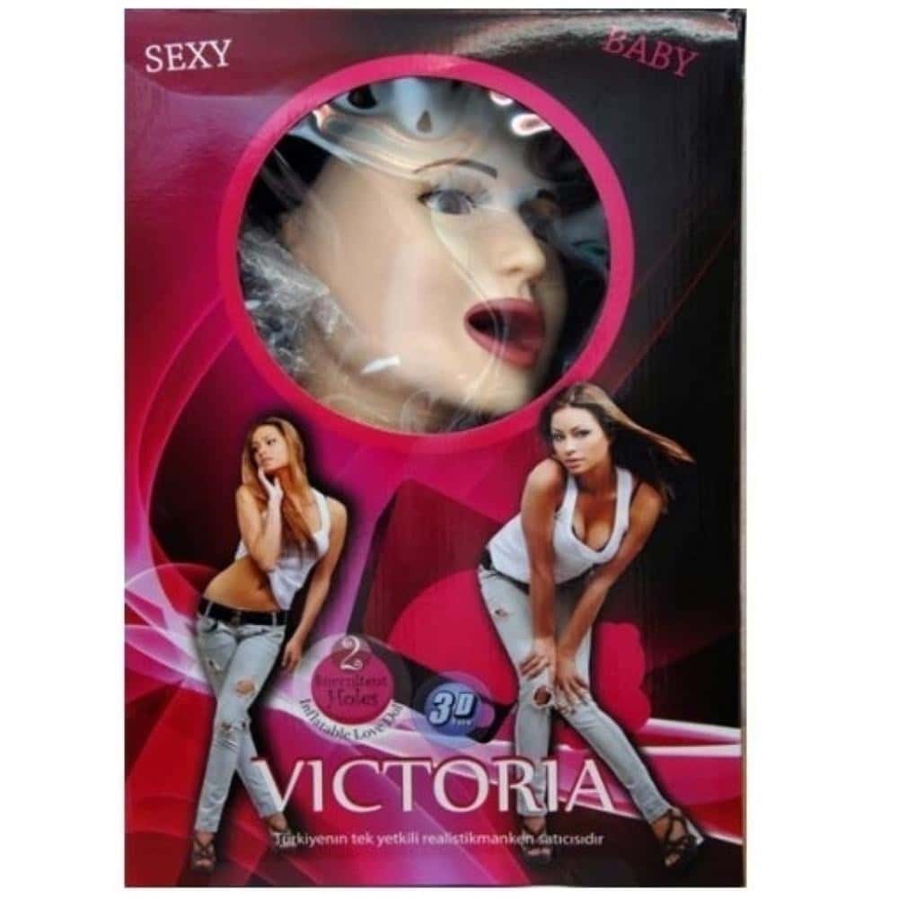Victoria Sesli Realistik Vajina ve Anüslü Şişme Bebek
