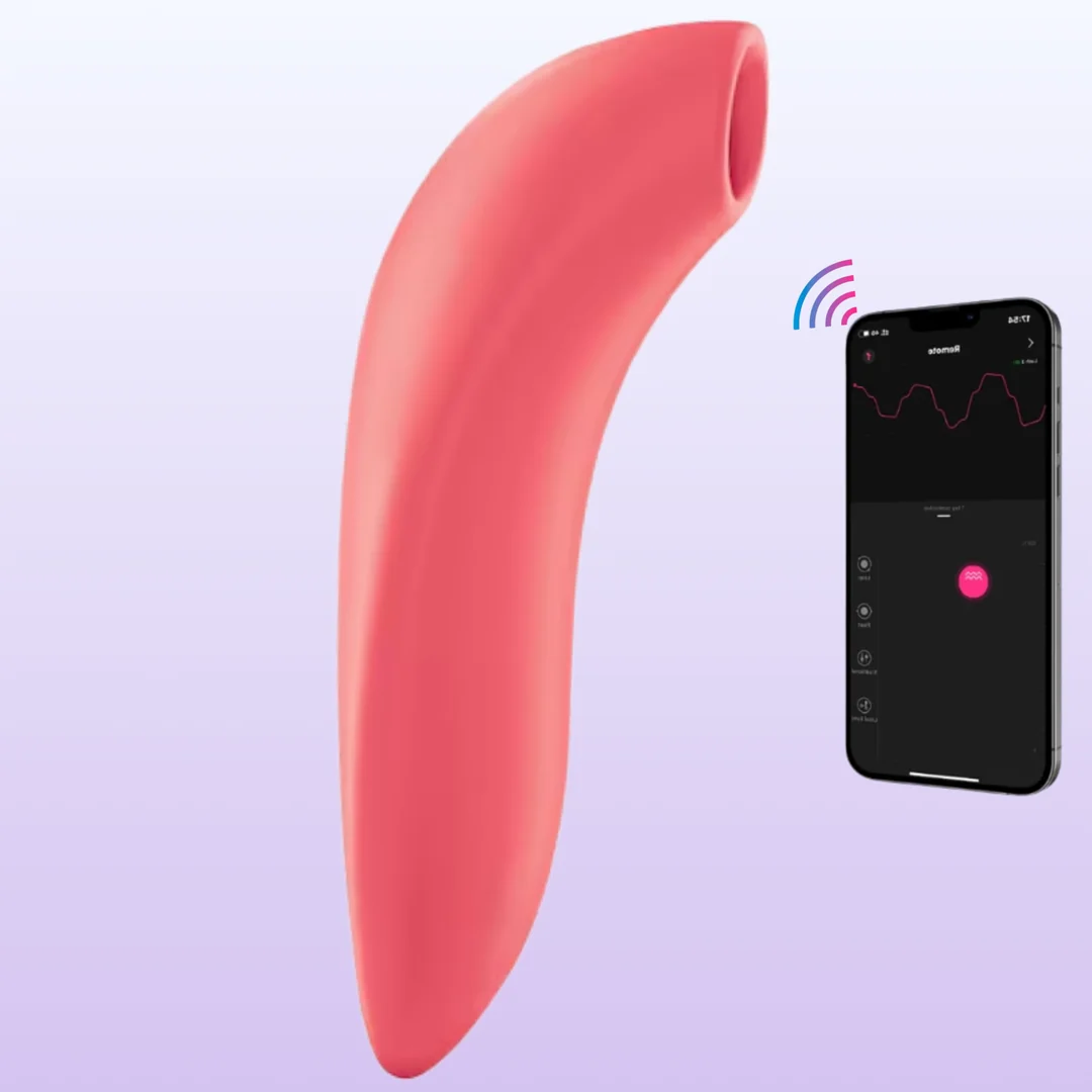 We-Vibe Melt Telefon Kontrollü ve Emiş Güçlü Vibratör - Pink