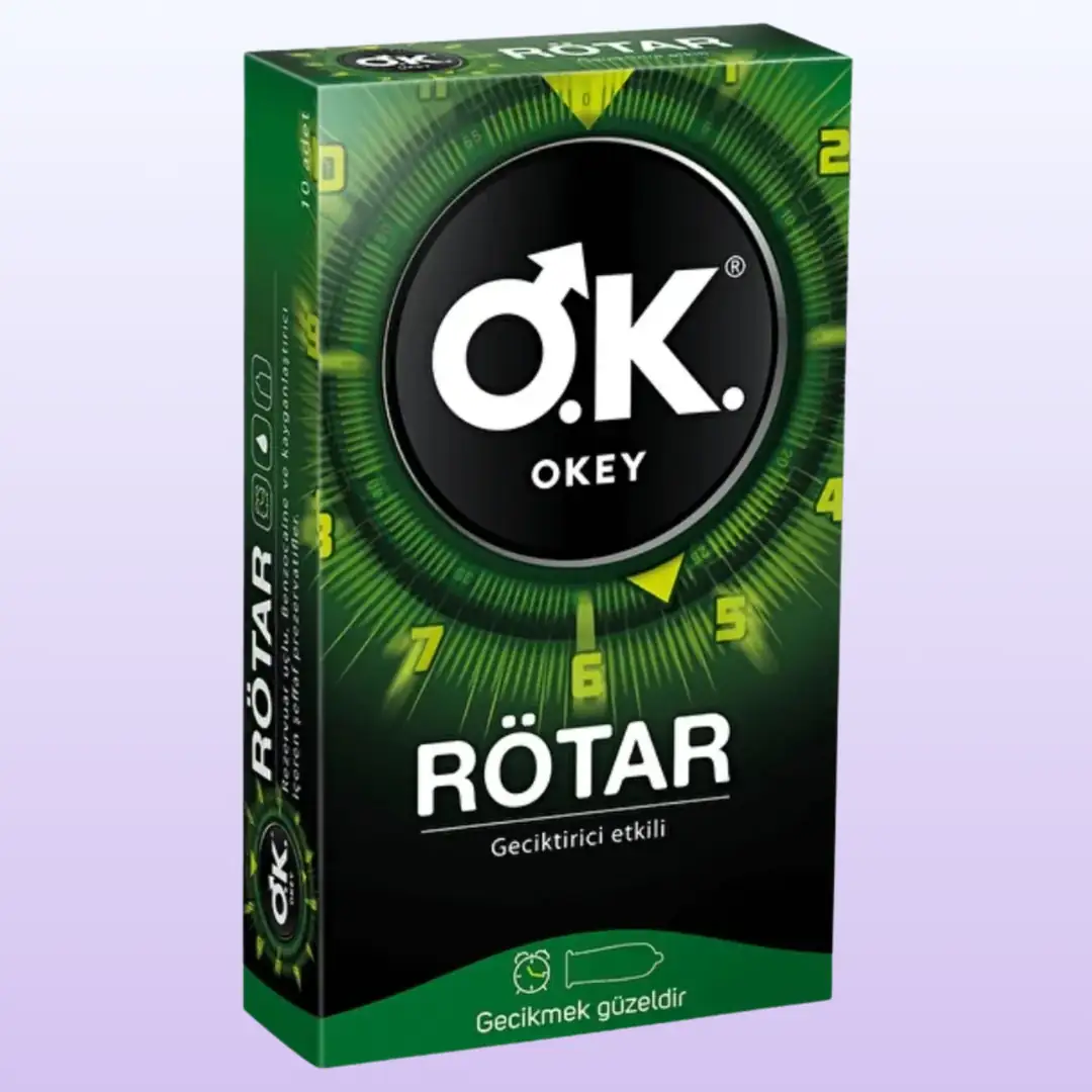 Okey Rötar 10'lu Paket Prezervatif Kondom