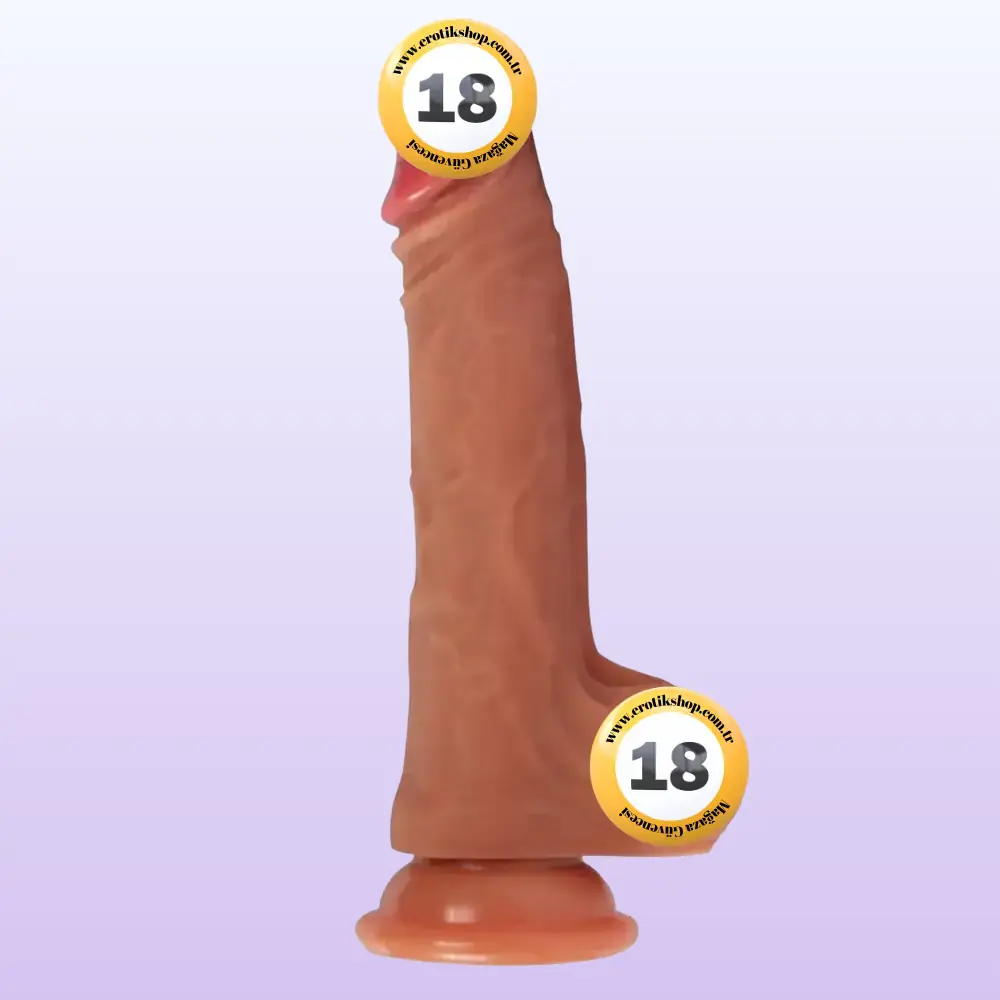 Shequ Dildo Series Kevin 20 cm Flexible Realistik Penis Model 2
