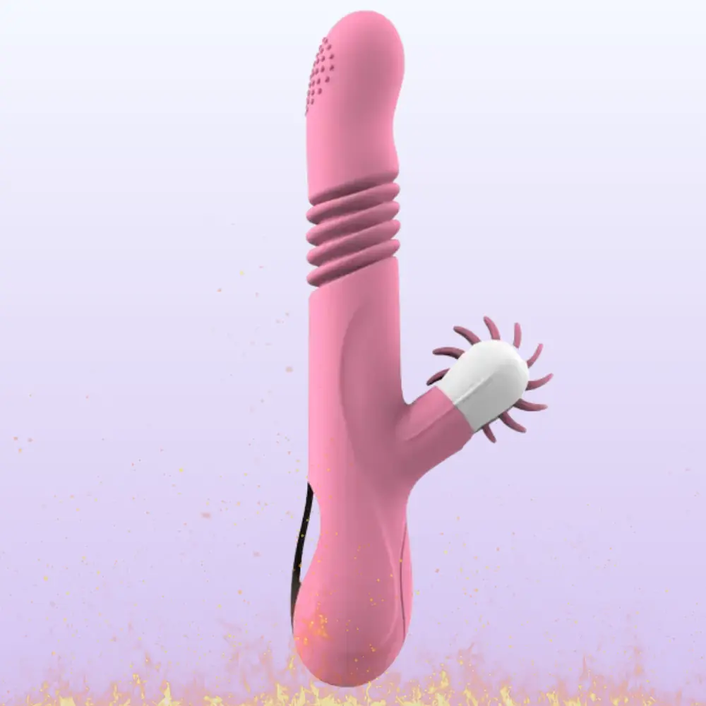 The Vibe Licking Life İleri Geri Hareketli Klitoral Stimülasyon Vibratör-Pink