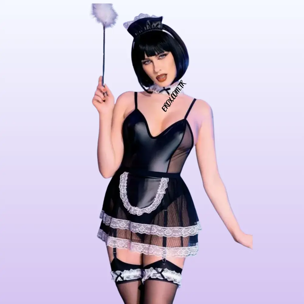 She Fantasy Wear Costums Hizmetçi Kız Kostümü