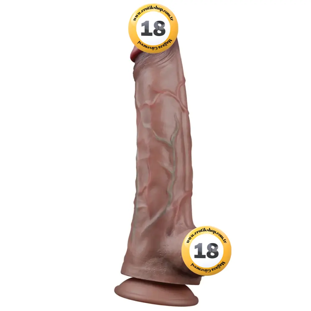 Lovetoy Dual Layered Platinum Silicone Cock 29.5 Cm Büyük Realistik Penis