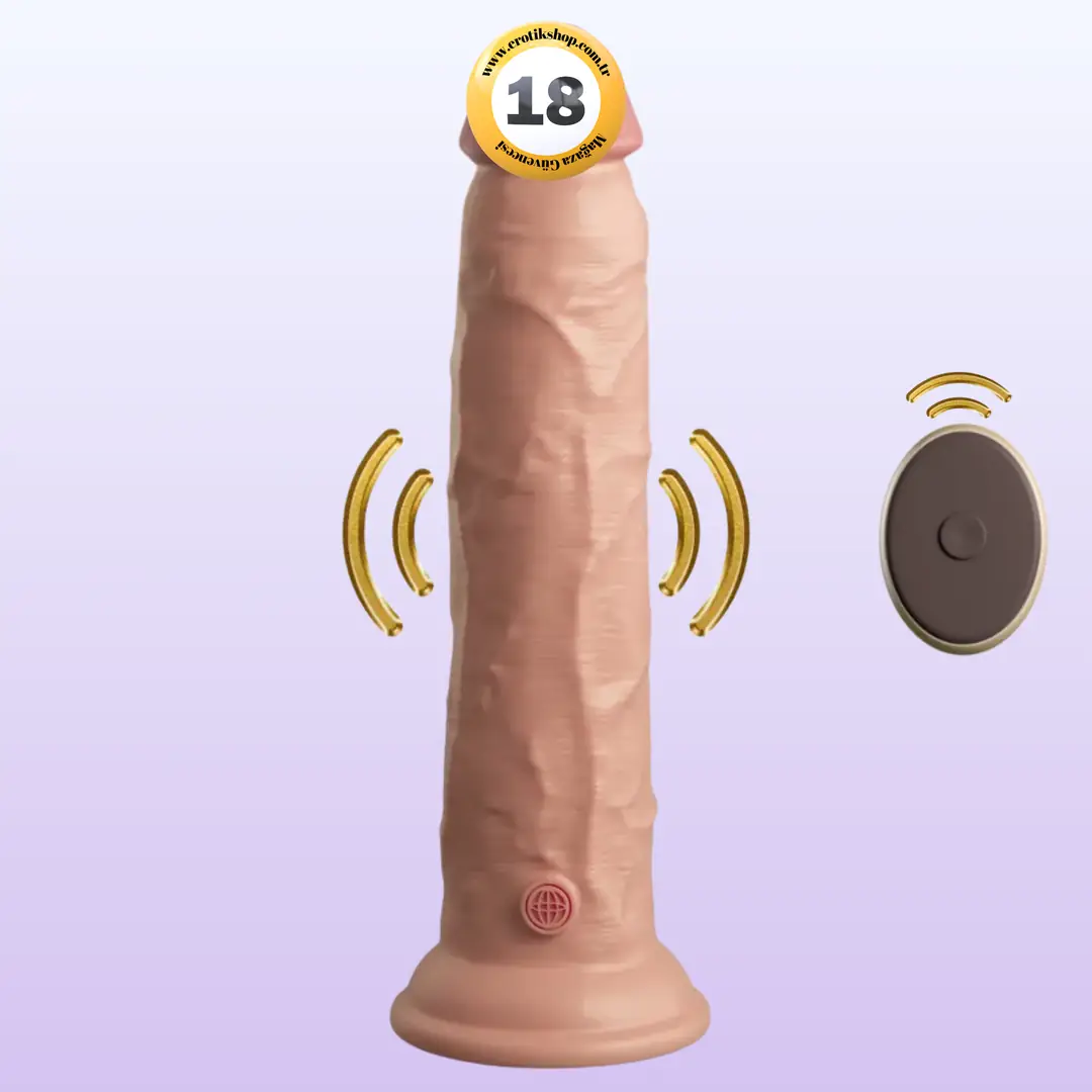 Pipedream King Cock Elite Silicone 9'' Et Doku Amerikan Realistik Vibratör - Elite 9V-Flesh