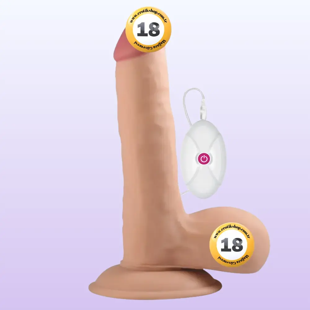 Lovetoy The Ultra Soft Dude Dildo 18 Cm Titreşimli Realistik Penis