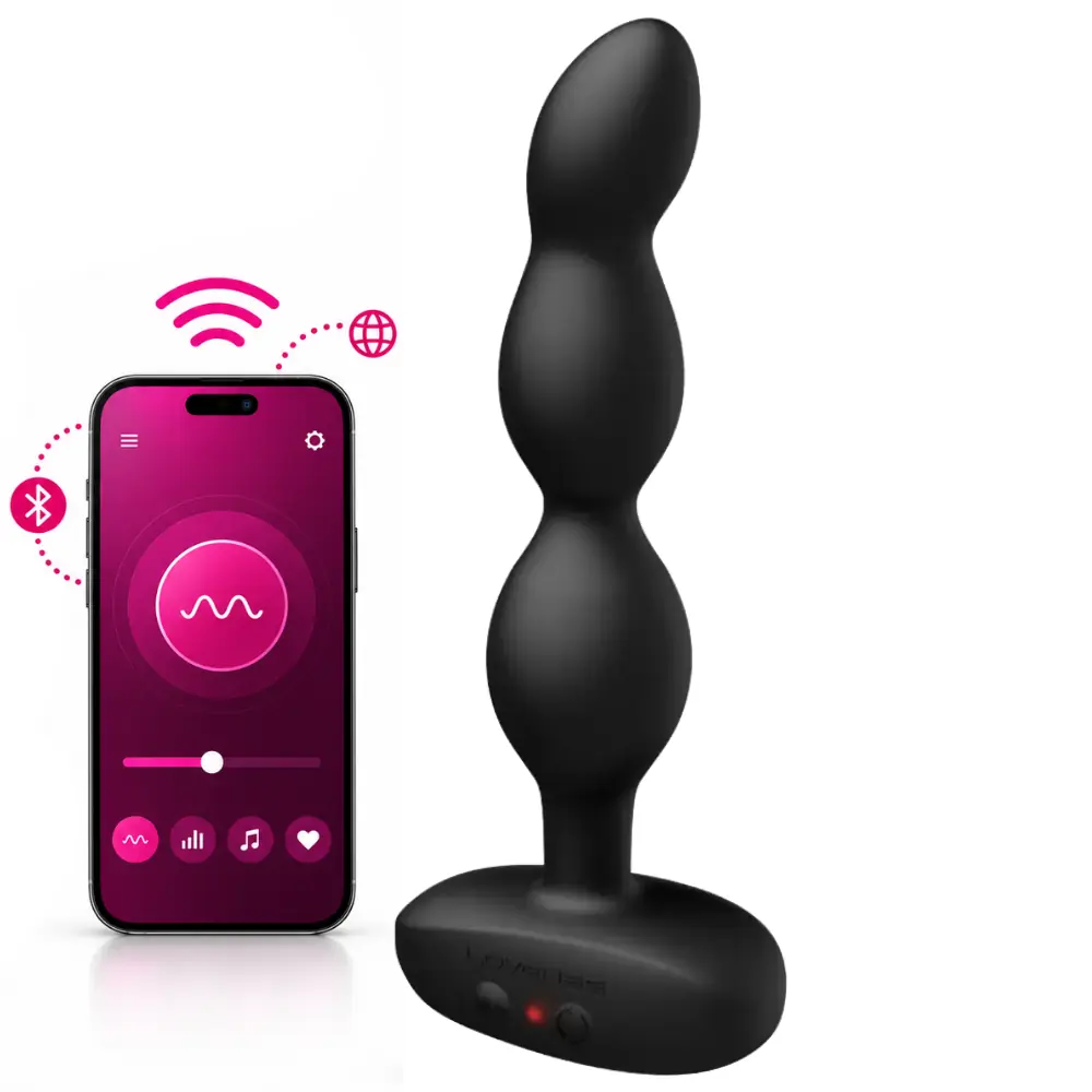 Lovense Ridge Telefon Kontrollü ve Hareketli Anal Vibratör