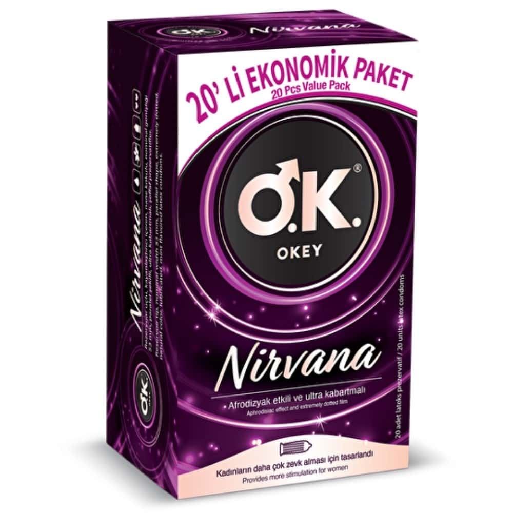 Okey Nirvana 20'li Prezervatif Kondom