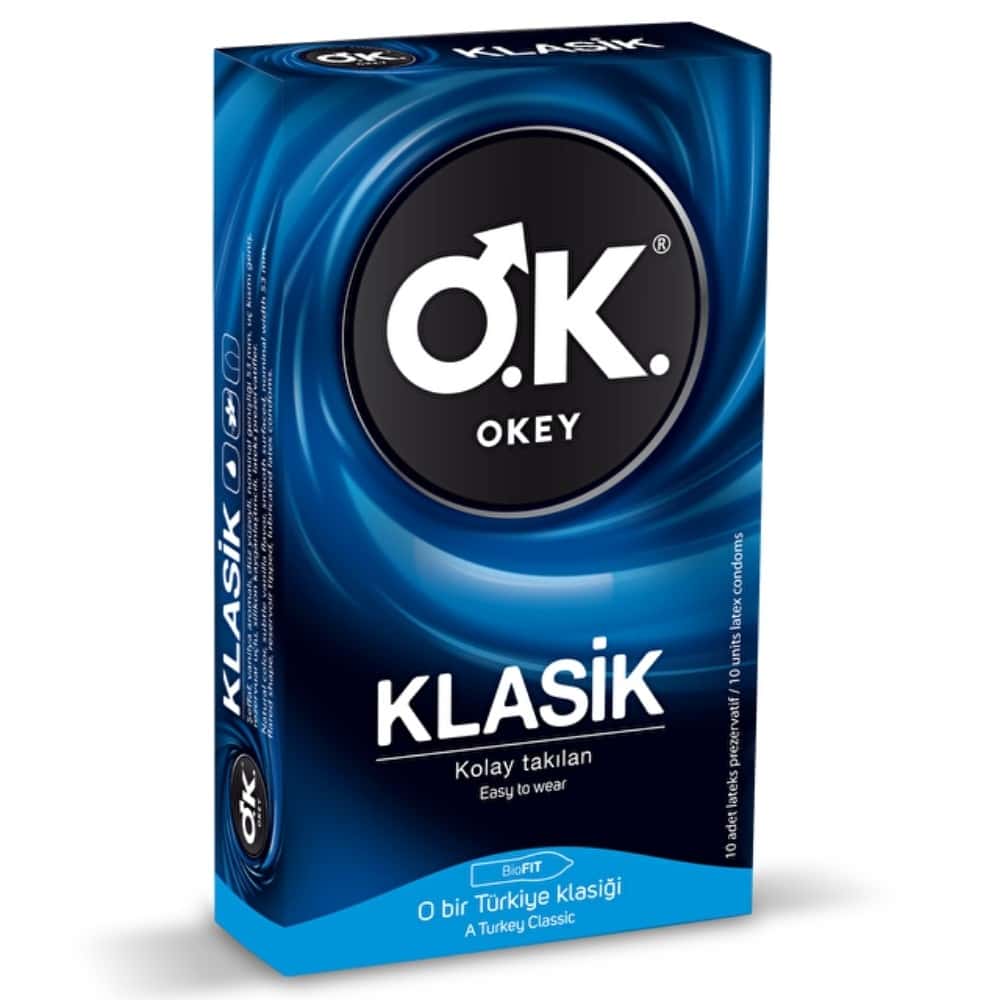 Okey Klasik 10'lu Prezervatif Kondom