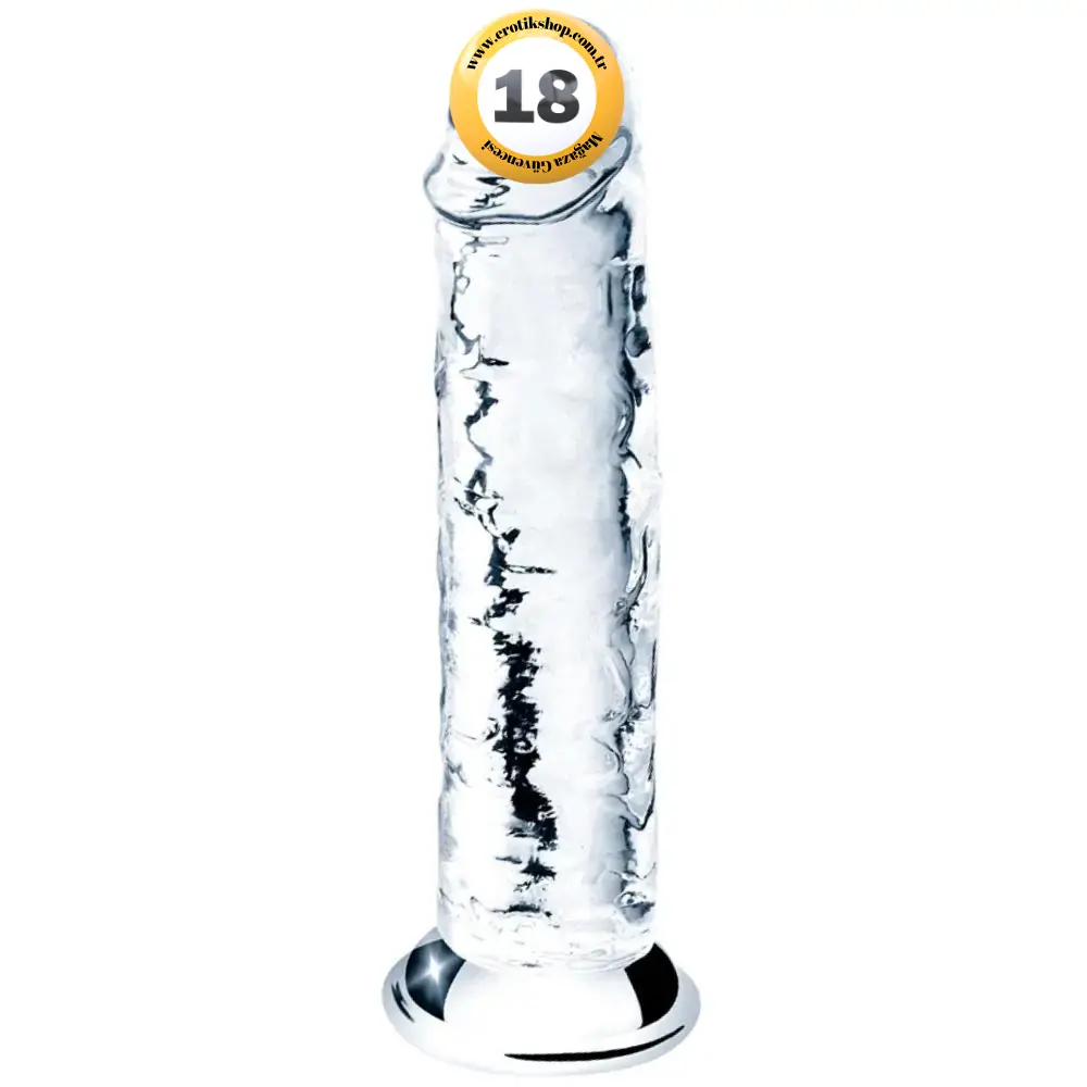 Lovetoy Flawless Clear Dildo 18 cm Realistik Jel Penis