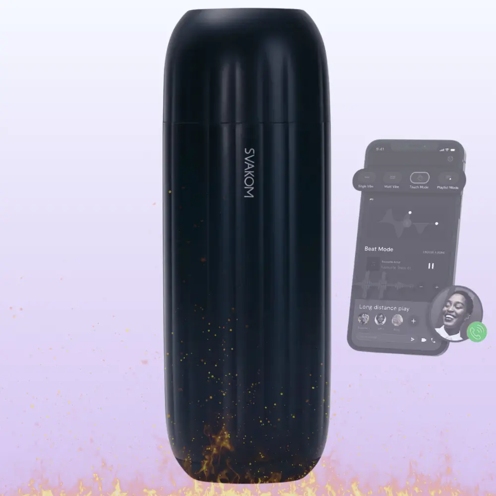Svakom Sam Neo 2 Pro Telefon Kontrollü Emme ve Isıtmalı Mastürbatör