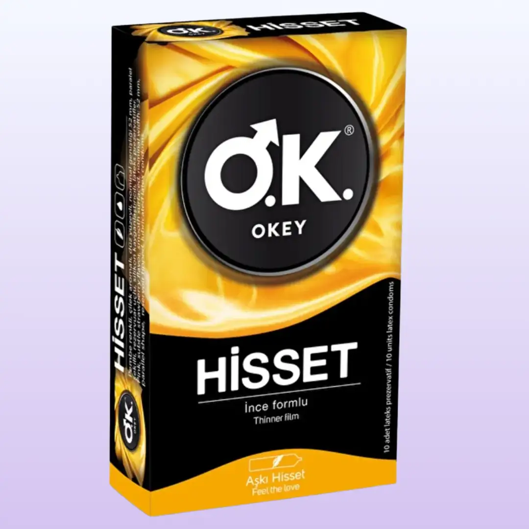 Okey Hisset 10'lu Paket Prezervatif Kondom