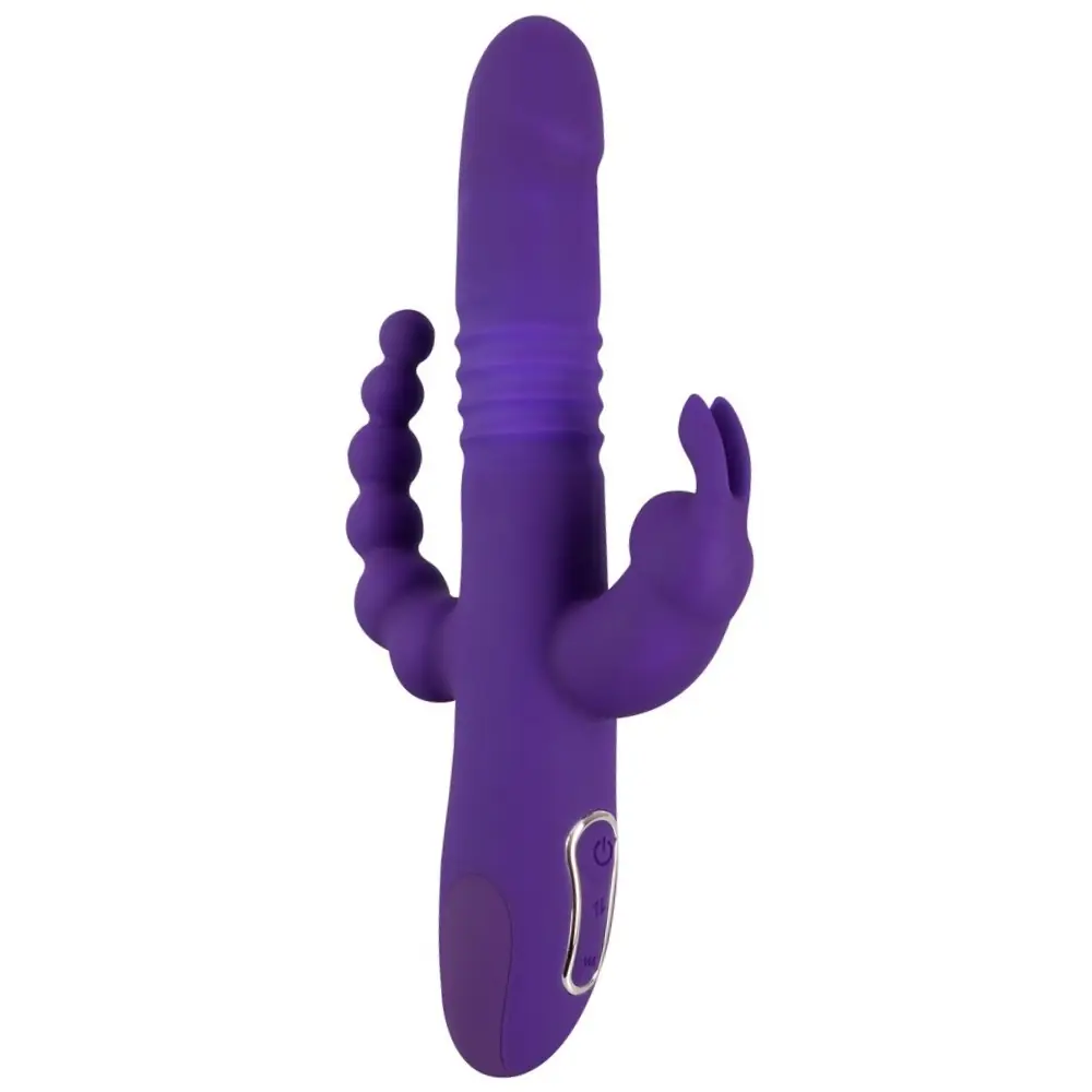 Sweet Smile Thrusting Pearl Triple İleri Geri Hareketli 3 Bölge Uyarıcılı Vibratör